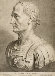 Julius Caesar, ikuinen diktaattori, kahdestatoista kuuluisasta kreikkalaisesta ja roomalaisesta miehestä, n. 1633