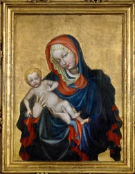 Madonna ja lapsi (tempera puulle)