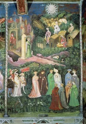 Kesäkuu, noin 1400 (fresko)
