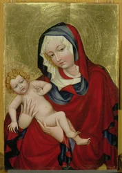 Neitsyt ja lapsi, n. 1400 (tempera ja kultalehti paneelissa)