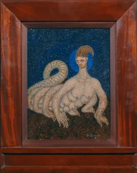 Loistelias vampyyri (öljy pahville)