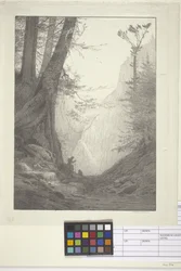 Isot setrit (muste paperille, litografia)