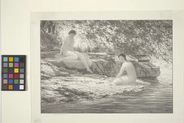 Lake Ladies (muste paperille)