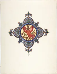 The Firebird as Tsarevna - Firebird as Tsarevna, Zvorykin, Boris Vasilievich (1872-1935 jälkeen), n. 1925 - Värilitografia - Yksityinen kokoelma