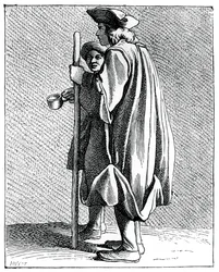 Quinze-Vingtsin sokea mies, 1737-1742.