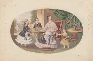 Sua Majestade a Rainha Vitória e Família finlandesa