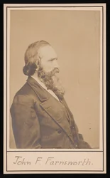 John Franklin Farnsworthin muotokuva 1820-1897, Ennen vuotta 1897.
