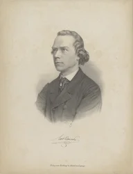 Pianisti ja säveltäjä Carl Heinrich Carsten Reinecken muotokuva 1824-1910, n. 1850