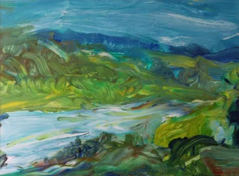 Sinisen joen maisema II, 1988