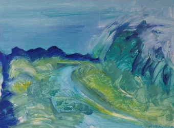 Sinisen joen maisema I, 1988