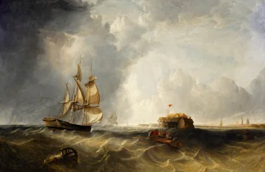 Purjelaiva ja soutuvene Calais