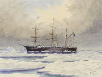 HMS "Discovery" arktisella alueella