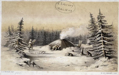 Pohjois-Amerikan ja Alaskan Kutchin-kansan talviset asuinpaikat "" Artic Searching Expedition: päiväkirja venematkasta Rupertin maan ja arkisen meren halki Sir John Franklinin komennossa olevien löytöalusten etsimiseksi" Sir John Rich