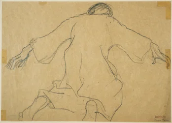 Tuleminen ja katoaminen, 1920 (hiili paperille).