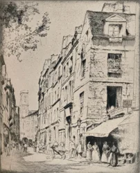 Cour des Halles, Rue St Jacques