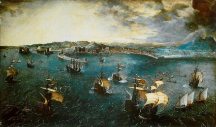 Näkymä Napolinlahdelle, noin 1550-1565.