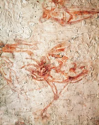 Sinopia näyttää paholaista, Triumph of Death, tuore ... (tuore)