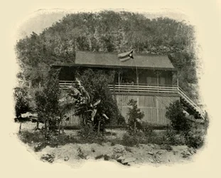 Kuuban päämaja Daiquirissa, Espanjan ja Amerikan sota, kesäkuu 1898, 1899.