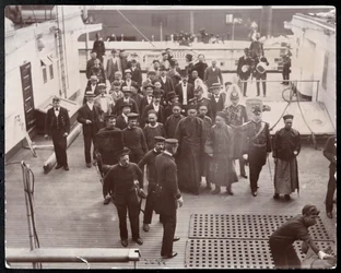 Kiinalainen valtiomies Li Hung-Chang vierailullaan Yhdysvalloissa, 1896