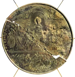 Theodosius I:n (346-395) missorium (suuri hopeavati), 4. vuosisata jKr.
