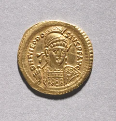 Solidus Theodosius II ja Valentinianus III