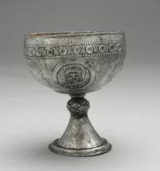Malja Beth Misona Treasuresta, Konstantinopolista tai Syyriasta, n. 500-700 (hopea)