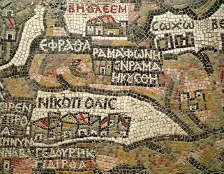 Betlehem, yksityiskohta Jerikon kartasta