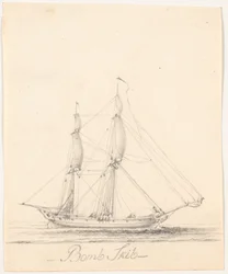 Pommilaiva yläpurjeilla