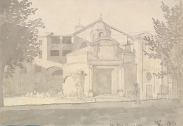 Via Sacran osio, Rooma Pyhän Kosman ja Damianuksen kirkko, 1814-15.