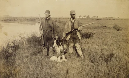 Ankkakauden päättyminen, Turks Island, Kalifornia, 1885 (albumiini hopeaprintti)