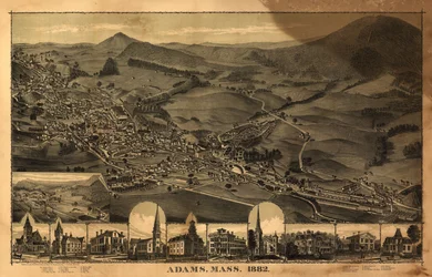 Adams, Massachusetts - 1882. LOC 91680093