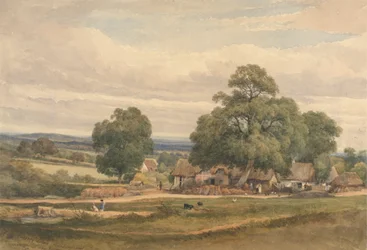 Emerey Down lähellä Lyndhurstia, New Forest, Hants
