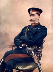 Kenraaliluutnantti Sir HC Chermside, komentaja 14. prikaatia Etelä-Afrikassa, 1902.