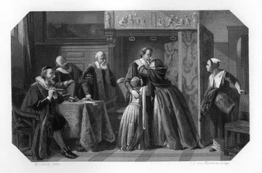 Hugo de Groot Grotius, 1600-luvun hollantilainen juristi ja filosofi, v. 1870.