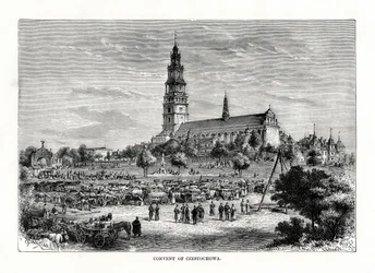 Czestochowan luostari, Puola, 1879