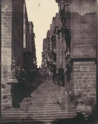 Strada Levante, Valletta, Malta, 1850-luku.
