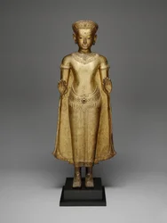 Buddha Sakyamuni, noin 1200-luku (kullattua pronssia)
