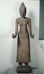 Jumalattaren Lakshmin patsas Preah Kosta, Bayon Style