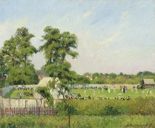 Krikettiottelu Bedford Parkissa Lontoossa, 1897