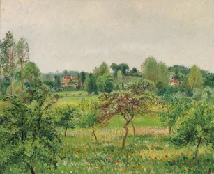 Kesäkuu, Sateinen sää, Eragny; Kesäkuu, sateinen sää, Eragny, 1898