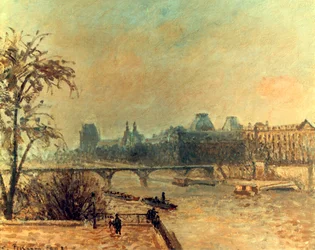 Seine ja Louvre, Pariisi, 1903