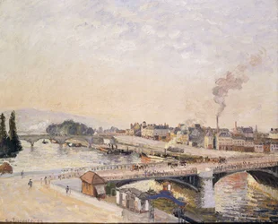Auringonnousu Rouenin yli; Lever du Soleil a Rouen, 1898