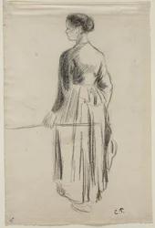 Lehmänpaimentar, Eragny, 1886.