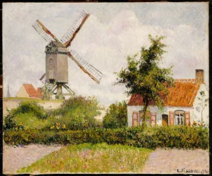 Tuulimylly Knokkessa, Belgiassa, 1894