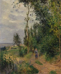 Côte des Grouettes, lähellä Pontoisea, luultavasti 1878.