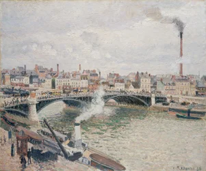 Aamu, pilvinen päivä, Rouen, 1896.