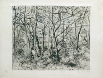 Maisema metsän alla, Eremitaaši Pontoisessa, 1879