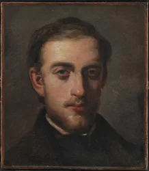 Taidemaalari Fritz Melbyen (1826-69) muotokuva