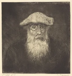 Omakuva Camille Pissarro, itse, n. 1890.