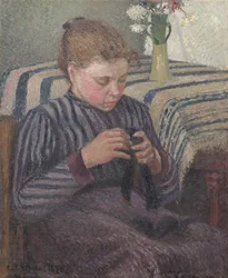 Woman Mending, 1895.